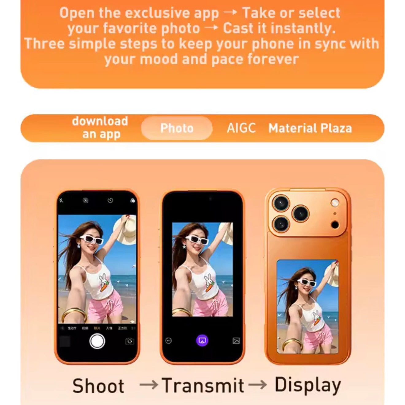 E-ink Virtual Case