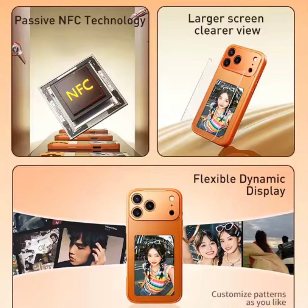 E-ink Virtual Case