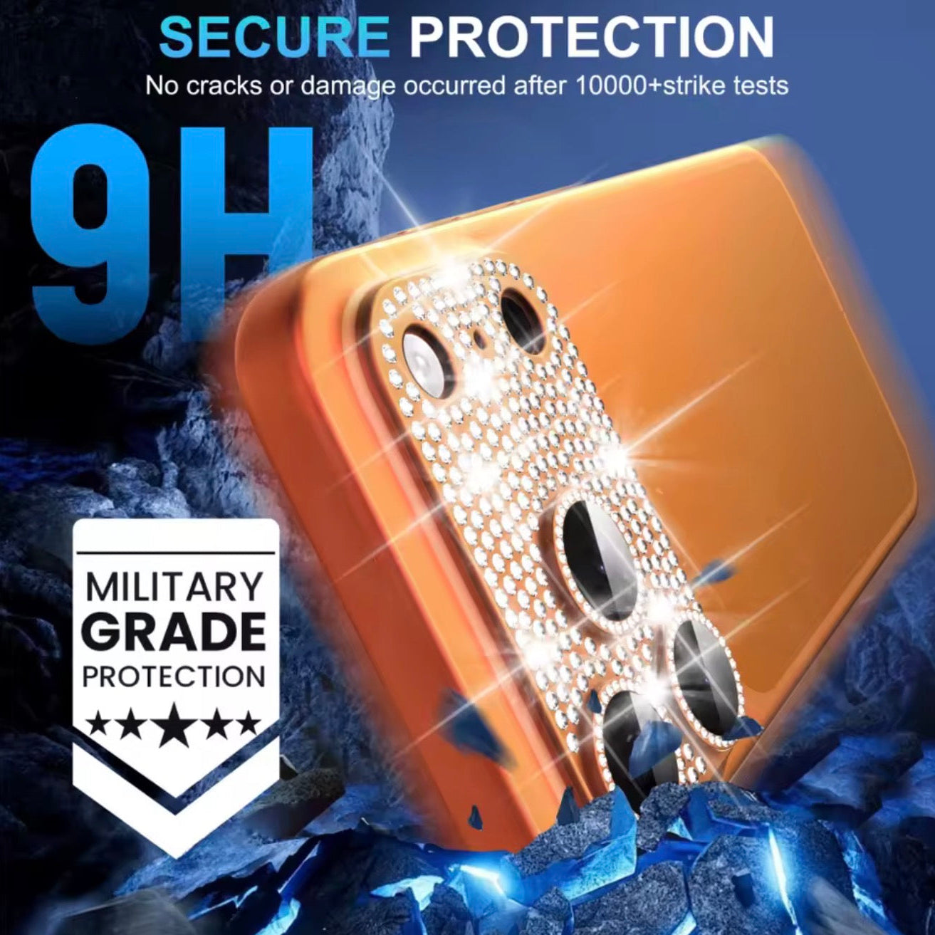 Full Diamond Camera Lens Protector