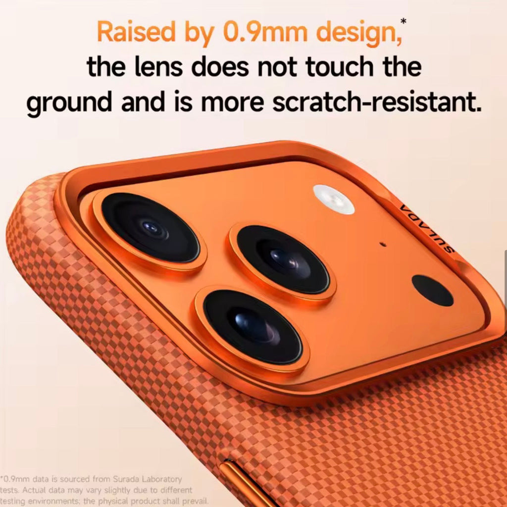 Metal Plaid Texture MagSafe Case