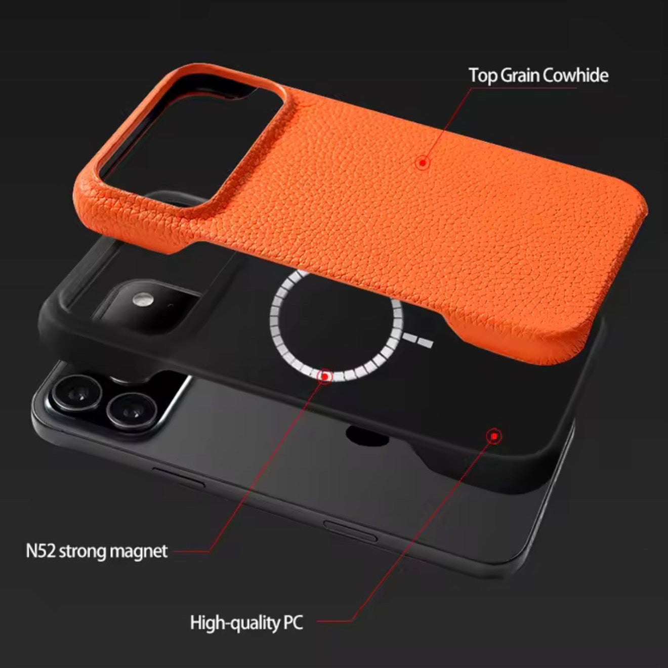 Genuine Leather MagSafe Case