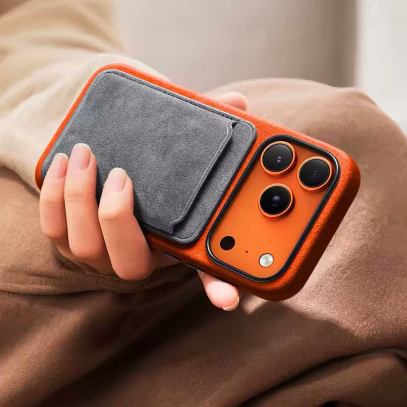 Italian Alcantara Leather Case