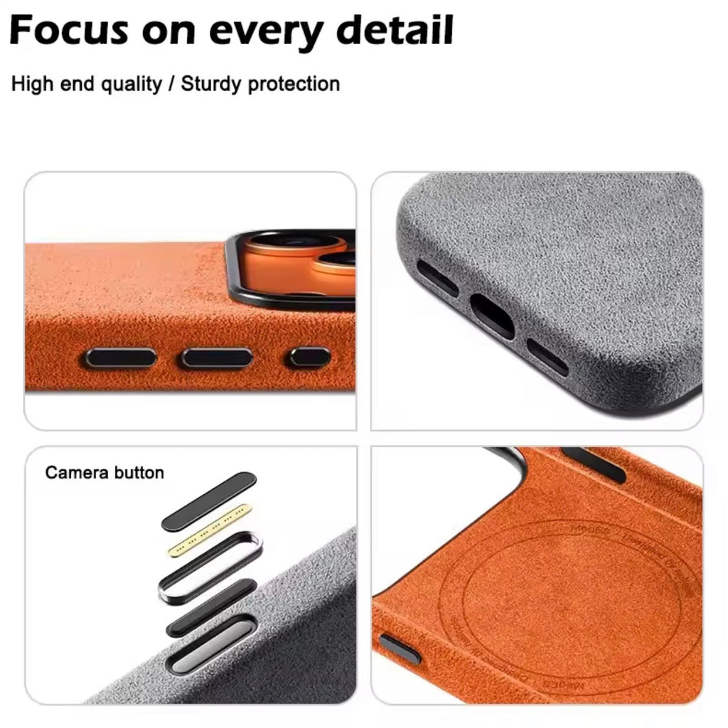 Italian Alcantara Leather Case